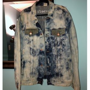 Kilogram vintage style washed jean jacket